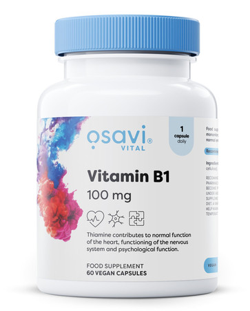 Osavi Vitamin B1, 100mg - 60 kaps.