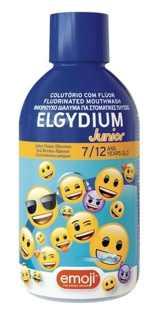 OTC ELGYDIUM PŁYN JUNIOR EMOJI 500ml 7-12l malinowo-truskawkowy