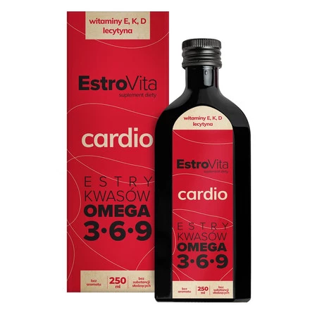 EstroVita Cardio Omega 3-6-9 dla seniorów 250 ml
