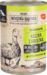 WIEJSKA ZAGRODA Kaczka z Gruszką bez zbóż 400g