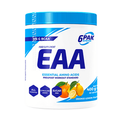 6PAK EAA 400g JAR ORANGE-LEMON