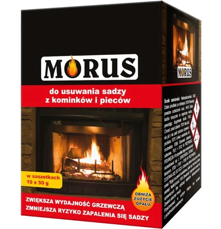 Morus - proszek do usuwania sadzy z kominków i pieców 50g