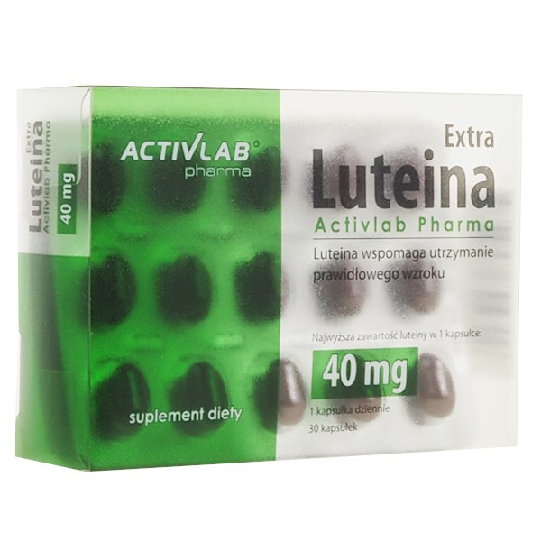 ActiVlabs Pharma Luteina Extra 40 mg na wsparcie wzroku 30 kaps. - Nabea.pl