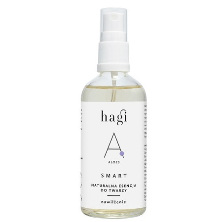 Hagi − Smart A Nawilżenie, naturalna esencja do twarzy z aloesem − 100 ml