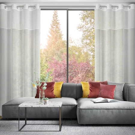 ZASŁONA GOTOWA AGIS 3 140 X 250 CM KREMOWY