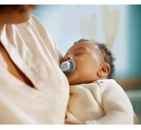 AVENT SCF080/01 Smoczek Ultra Air Happy 0-6M chłopiec I love mama/łódka