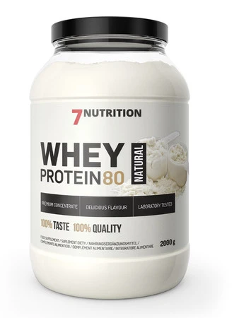 7Nutrition Whey Protein 80 odżywka białkowa WPC 2 kg smak naturalny