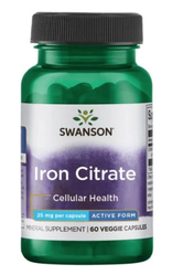 Iron Citrate 25 mg 60 kaps.