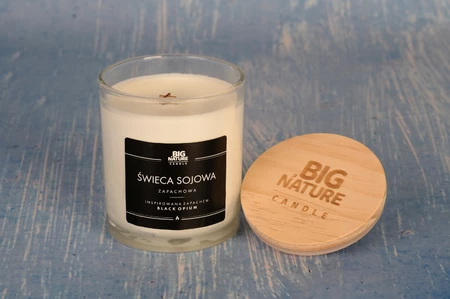 Big Nature Świeca Sojowa BLACK OPIUM 215 g