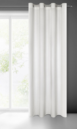 ZASŁONA GOTOWA MILO 140 X 250 CM BIAŁY