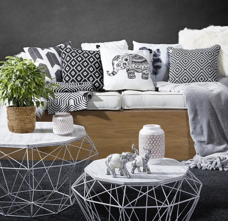 POSZEWKA ANISE 40 X 40 CM BIAŁY