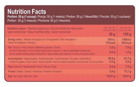 7Nutrition Instant OATS 1kg smak wanilia