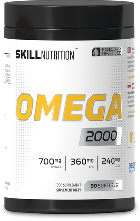 Skill Nutrition Omega 2000 kwasy tłuszczowe EPA i DHA 90 kaps.