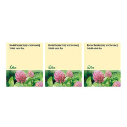 Zestaw: 3x Flos − Kwiat koniczyny czerwonej − 50 g