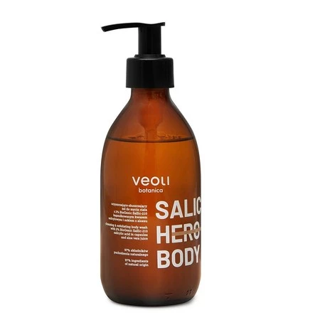 Salic Hero Body oczyszczająco-złuszczający żel do mycia ciała 280ml