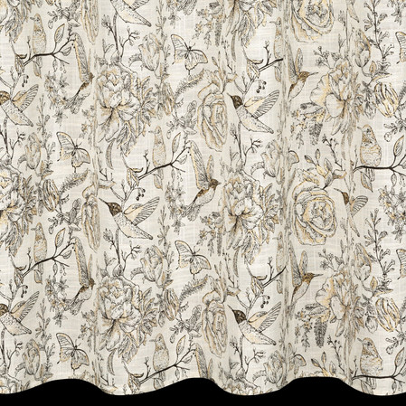 ZASŁONA GOTOWA LUCINA 140 X 250 CM SREBRNY