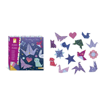 Janod Zestaw kreatywny do tworzenia origami Konstelacje 200szt. 7+