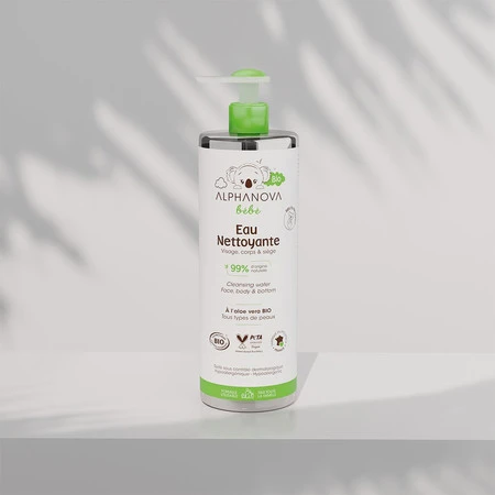 Alphanova Bebe Bio, Naturalna Woda Micelarna do mycia, 400ml