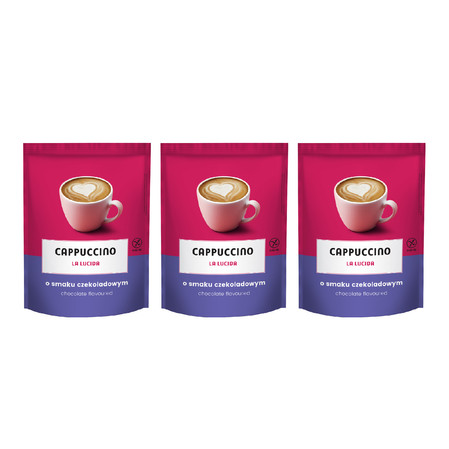 Zestaw: 3x Capucino o smaku czekoladowym 100 g