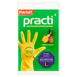 Paclan Rękawice Gumowe zapachowe rozmiar L 2 sztuki