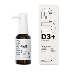 UP D3+ Witamina D3 w oleju MCT 30ml