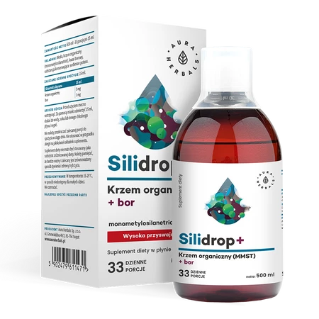 Silidrop+ Krzem Silicium G5 + Kwas Borowy (500 ml)