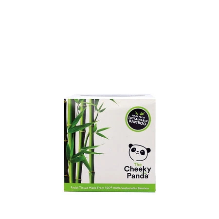 Cheeky Panda, Chusteczki kosmetyczne uniwersalne, pudełko kostka 56 szt.