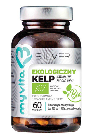  Myvita Silver Kelp 100% Bio 60 K Wsparcie Tarczycy