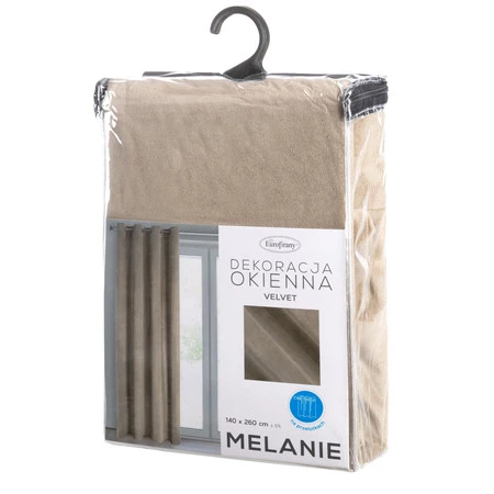 Zasłona ZAS/MELANIE/C.BE 140X260 PRZELOTKI
