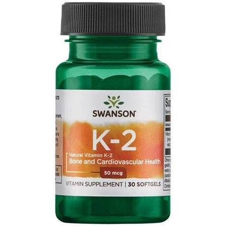 Swanson Witamina K2 Naturalna 50 Mcg 30 K