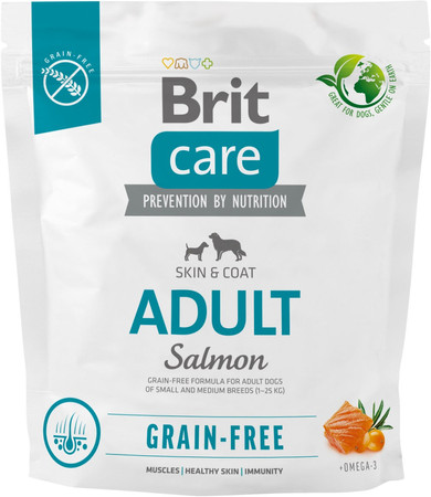 BRIT Care Dog Grain Free Adult Salmon 1kg
