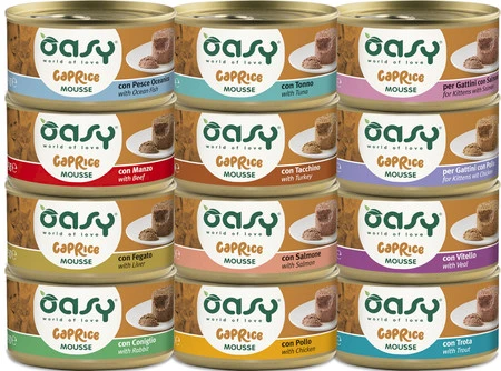 OASY Cat Caprice Mousse Kot Trout Pstrąg 85g