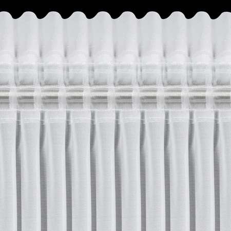 FIRANA GOTOWA KATHY NA TAŚMIE 140 X 270 CM BIAŁY