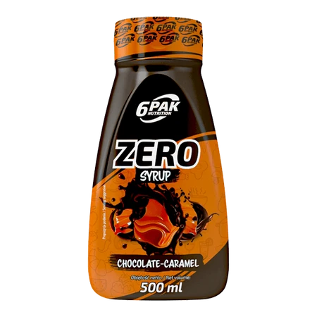 6PAK SYRUP ZERO 500ml CHOCOLATE-CARAMEL
