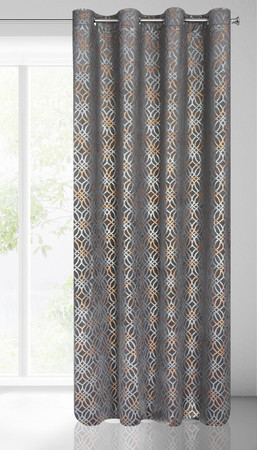 ZASŁONA GOTOWA ARETA 140 X 250 CM STALOWY