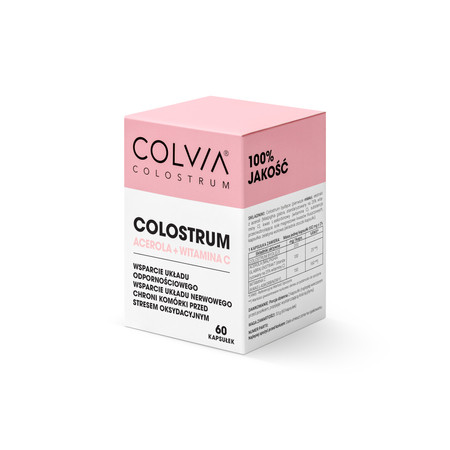 Colvia Colostrum + Acerola + Vitamina C na odporność 60 kaps.