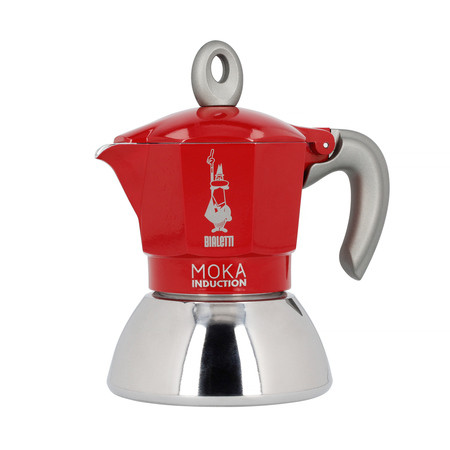 Bialetti New Moka Induction kawiarka 2tz Czerwona