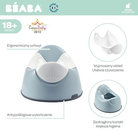 Beaba, Nocnik z wyjmowanym wkładem Green Blue