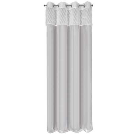 ZASŁONA GOTOWA AMIRA 140 X 250 CM JASNOSZARY