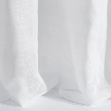 ZASŁONA GOTOWA BOTANIC NA TAŚMIE 140 X 250 CM BIAŁY