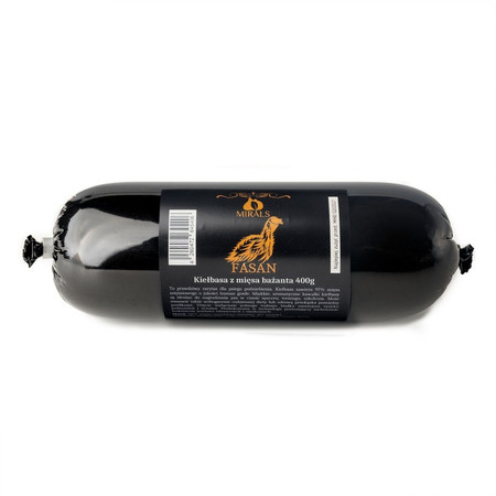 MIRALS Fasan - kiełbasa z mięsa bażanta (400g)