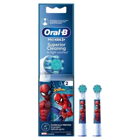 ORAL-B BRAUN KOŃCÓWKI EB10-2 SPIDERMAN 