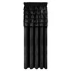 ZASŁONA GOTOWA AURA NA TAŚMIE 140 X 270 CM CZARNY