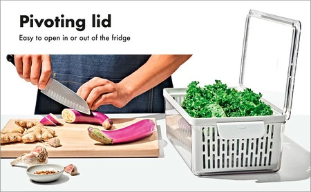 OXO-Pojemnik na warzywa z koszyczkiem M Good Grips