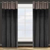 ZASŁONA GOTOWA D91 AGNES 140 X 250 CM CZARNY