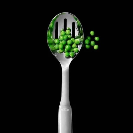 OXO-Łyżka cedzakowa do serwowania stalowa, STEEL