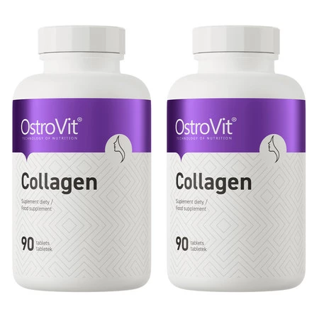 Zestaw 2x OstroVit collagen 90 tabl.
