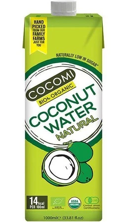 Cocomi − Woda kokosowa naturalna BIO − 1000 ml