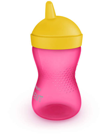 AVENT SCF804/04 Kubek twardy z odpornym na gryzienie ustnikiem 300ml 18+ różowy