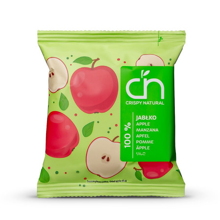 Chipsy z jabłka Crispy Natural 18g